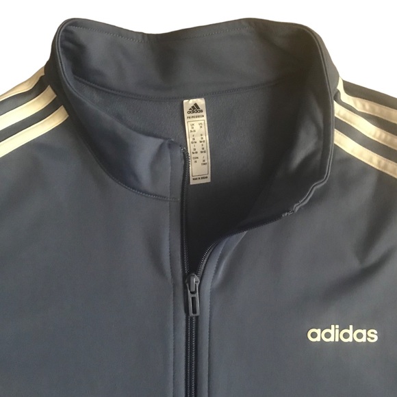 Adidas 3 Stripe Zip Track Jacket - Picture 3 of 5